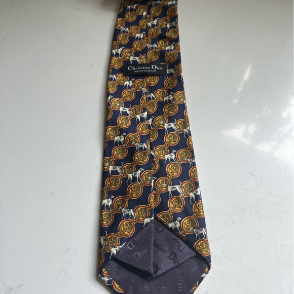 DIOR silk neck tie - Picture 2 of 5